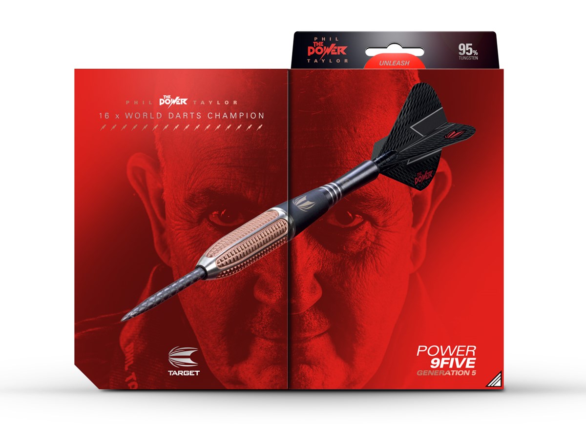 Target Darts Phil Taylor Power 9Five G5 95% Tungsten 22 grams
